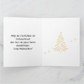 CARTE DE VOEUX DE NOËL ALLEMANDE (Intérieur)