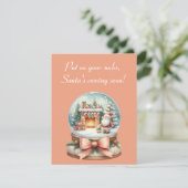 Carte de voeux de Noël amusante (Debout devant)