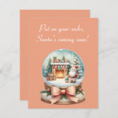 Carte de voeux de Noël amusante (Devant / Derrière)