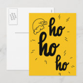 Carte de voeux de Noël amusante (Devant / Derrière)