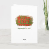 Carte de voeux de Noël amusante ! (Dos)