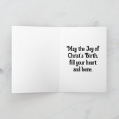 Carte de vœux de Noël Ange (Intérieur)