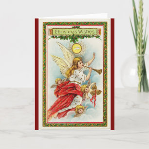 Carte de vœux de Noël Anges
