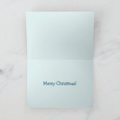 Carte de voeux de Noël animal boisé mignon (Intérieur)