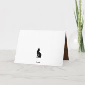 Carte de vœux de Noël Animaux mignons de la forêt (Dos)