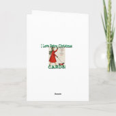 Carte de voeux de Noël ArtDécoDames (Dos)