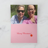 Carte de voeux de Noël au poulet photo (Intérieur)