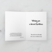 Carte de vœux de Noël aux anges (Intérieur)