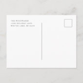 Carte de vœux de Noël aux aquarelles de friandises (Dos)