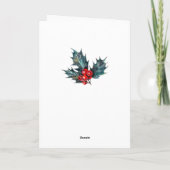 Carte de voeux de Noël aux Cerfs Fawn (Dos)