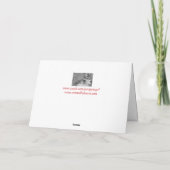 Carte de voeux de Noël avec design Frost (Dos)