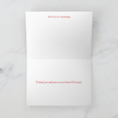 Carte de voeux de Noël avec design Frost (Intérieur)