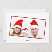 Carte de vœux de Noël avec écriture à paillettes d (Dos)