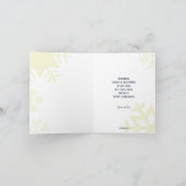 Carte de voeux de Noël avec orignal. (Intérieur)