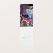 Carte de voeux de Noël avec palette violet ultra P (Inside Unfolded)