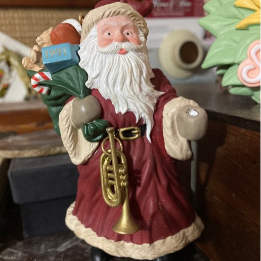 Carte de voeux de Noël avec Père Noël