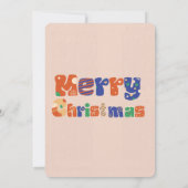 Carte de vœux de Noël avec photo d'invitation (Dos)