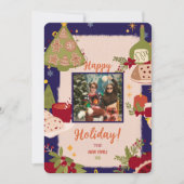 Carte de vœux de Noël avec photo d'invitation (Devant)