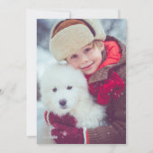 Carte de vœux de Noël avec photo | Joyeux Noël (Dos)