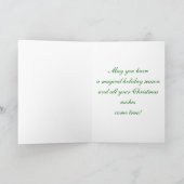 Carte de voeux de Noël avec texte intérieur (Intérieur)
