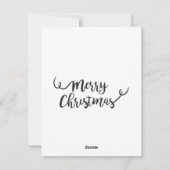 Carte de vœux de Noël avec un sapin (Dos)