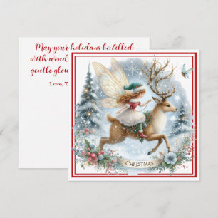 Carte de vœux de Noël : balade fantaisiste