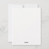 Carte de voeux de Noël beige et rouge (Dos)