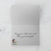 Carte de voeux de Noël blanc (Intérieur)