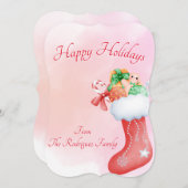 CARTE DE VOEUX DE NOËL BOHO (Devant / Derrière)