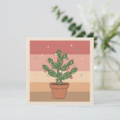 Carte de vœux de Noël boho désert (Debout devant)