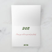 Carte de voeux de Noël Bunny (Intérieur)