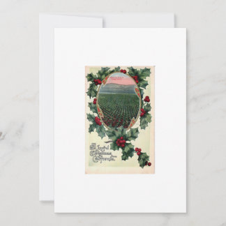 Carte de vœux de Noël California Christmas Flat