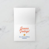 Carte de voeux de Noël Camera Electronic Shop (Intérieur)