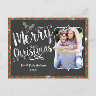 Carte de vœux de NOËL Carte photo de vacances à la