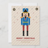 Carte de vœux de Noël Casse-Noisette (Devant)