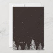 Carte de vœux de Noël Cerfs d'hiver (Dos)