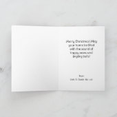 Carte de vœux de Noël Chat sur Canapé (Intérieur)
