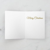 Carte de vœux de Noël chevaline (Intérieur)