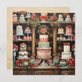 Carte de voeux de Noël Chic Shabby (Devant / Derrière)