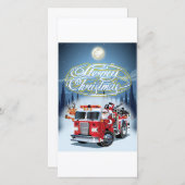 carte de vœux de Noël Chrustmas (Devant / Derrière)