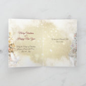 Carte de voeux de Noël Collie Angel (Intérieur)