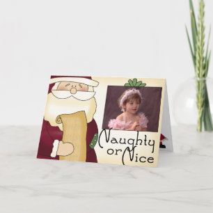 Carte de voeux de Noël coquine ou Nice