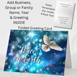 Carte de voeux de Noël Correspondance Blue Dove Pe