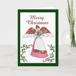 Carte de voeux de Noël Country Angel