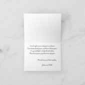 Carte de vœux de Noël Custom Boutique Winter Chick (Intérieur)