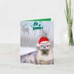 Carte de voeux de Noël Cute River Otter<br><div class="desc">Extraordinaire la vitesse à laquelle un animal peut passer d'une simple photo à un symbole de Noël emblématique.  Ce mignon River Otter que j'ai photographié a fait exactement cela. Joyeux Noël n'a jamais été plus mignon.</div>