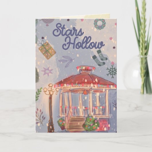 Carte de vœux de Noël dans le Connecticut (Devant)