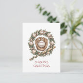 Carte de vœux de Noël de baseball (Debout devant)