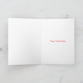 Carte de vœux de Noël de baseball (Intérieur)