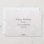 Carte de vœux de Noël de baseball (Dos)